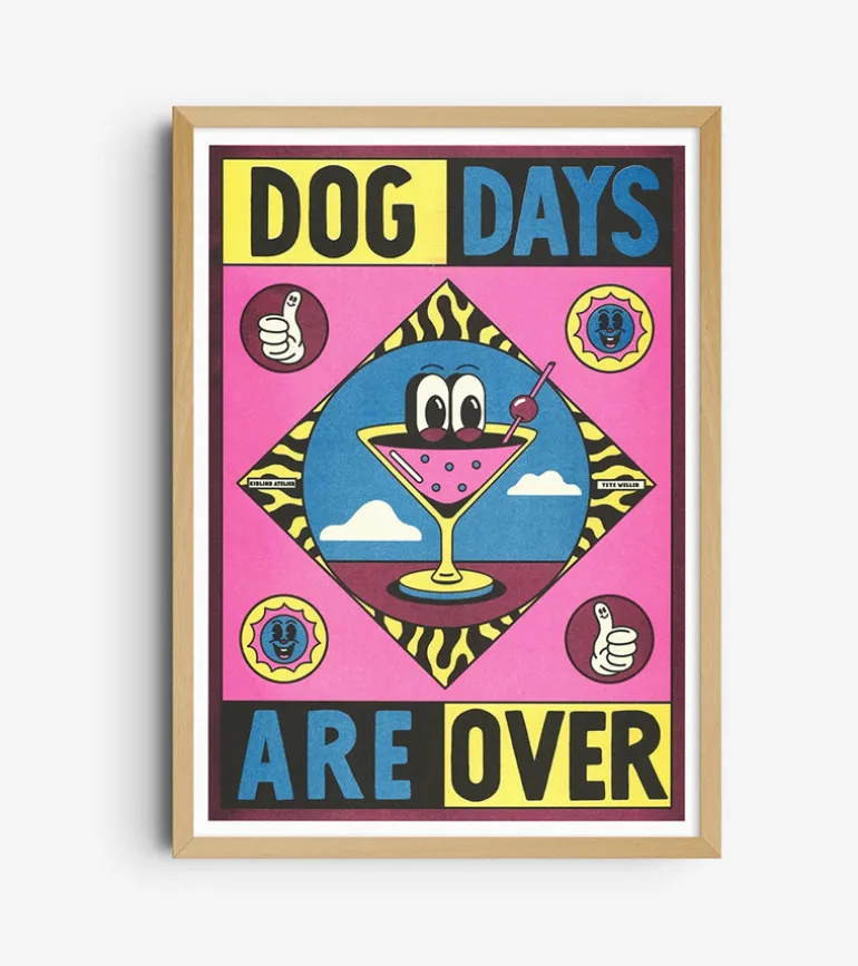 Affiche A3 Dog Days Are Over, Florence + The Machine - Kiblind Atelier