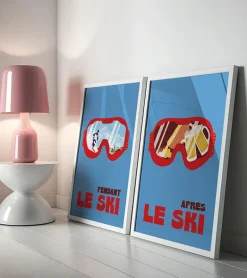 Affiche 30x40 Après le ski - Soleil Mojito