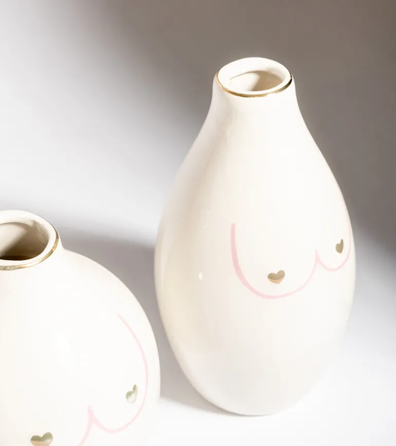 Set de 3 vases boobies Girl power